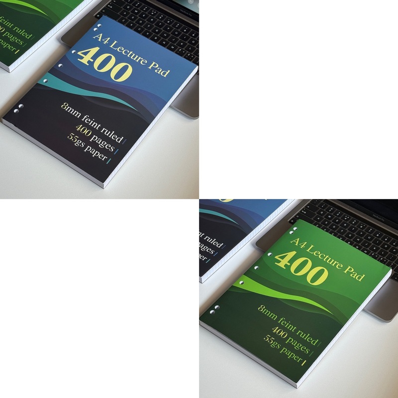 云朵A4横线薄脆本55g400页笔记本高颜值学生加厚分栏草稿练习日记|undefined