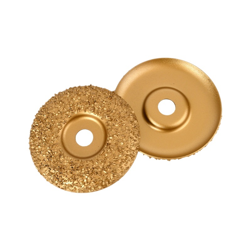 acero polidor de aluminio de aluminio de aluminio neumático de madera carburo cementado disco de molienda de granos de piedra de alta resistencia al desgaste hoja de molienda