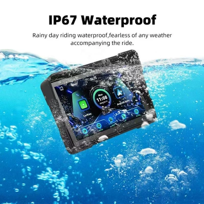Motorcycle Dash Cam Bsd Blind Spot Carplay Screen Projection Navigation Dual 2K Tire Pressure Detection Waterproof 5inch (Motorcycle driving recorder) - mt12-host-without-lens-tire-pressure-wire-control