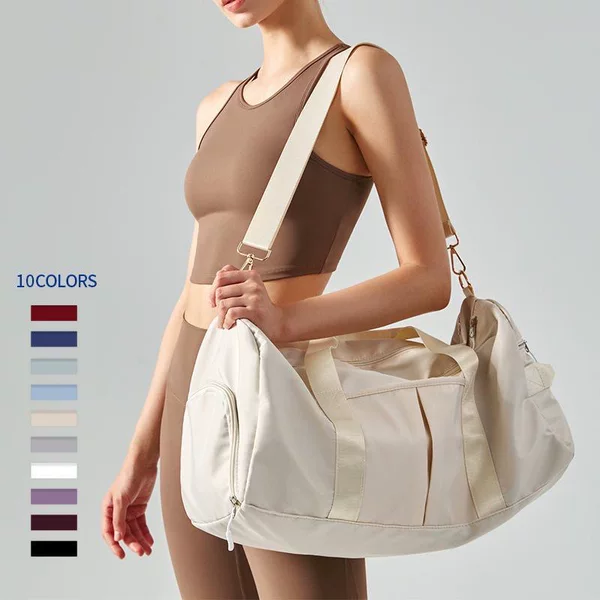 Large-Capacity Fashionable Versatile Fitness Bag, New Style Dry and Wet Separation Yoga Handbag, Crossbody Bag, Swimming Outdoor Trendy Bag