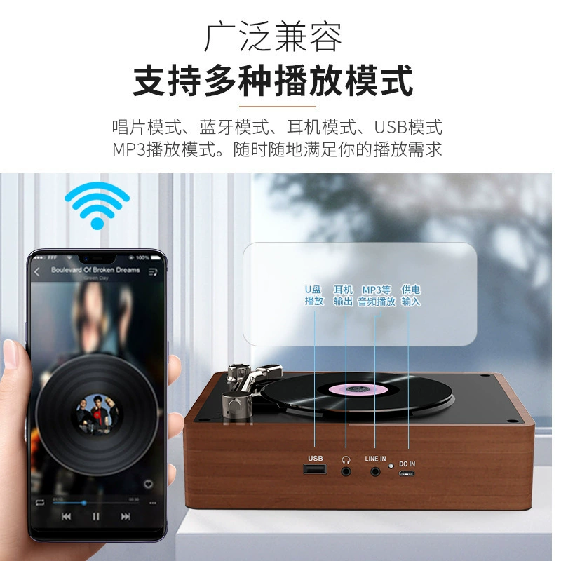 Spot Retro Multifunction CD Machine CD Player Portable Charging CD Machine Factory Supplied