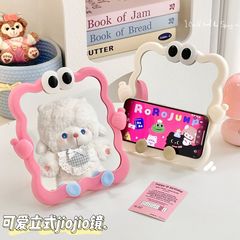镜子化妆镜台式桌面小镜子家用卧室可爱学生宿舍便携式高清美妆镜