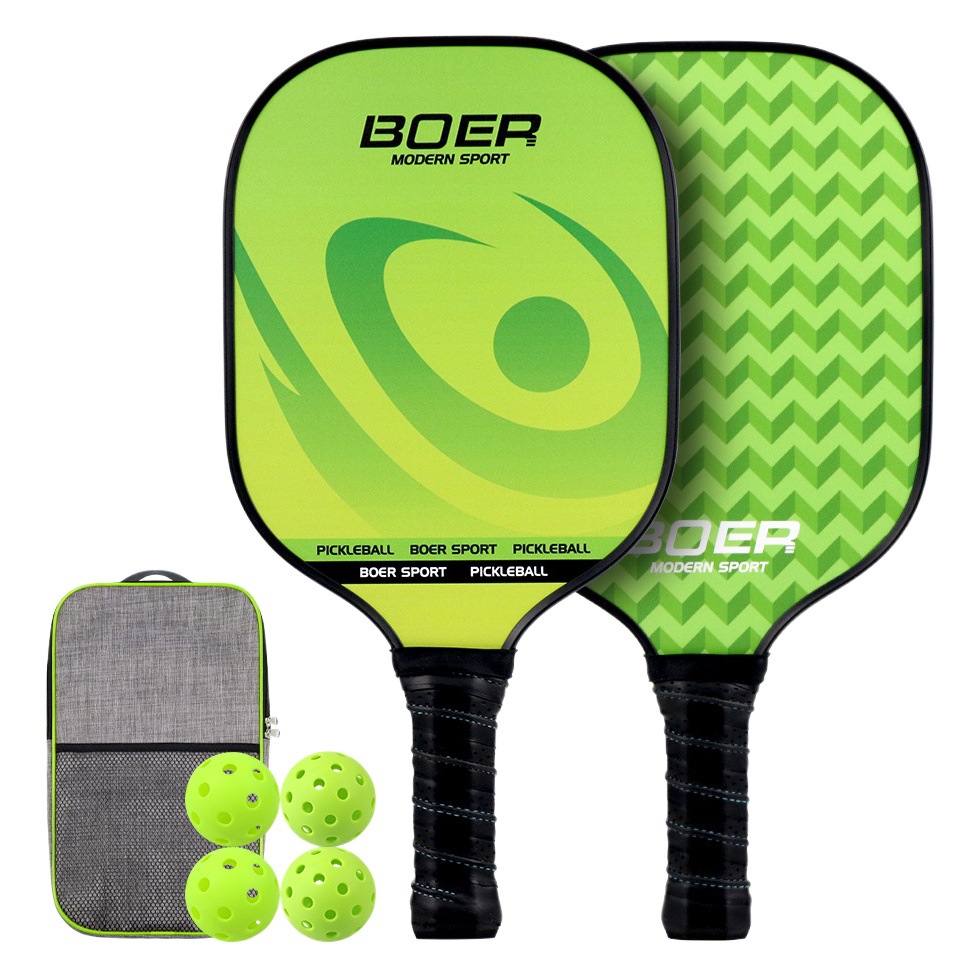 Traje de raqueta pico dos raqueta cuatro Bola de carbono ultra ligero profesional durable hombres y mujeres adultos fibra de vidrio fibra de carbono combinación original fábrica