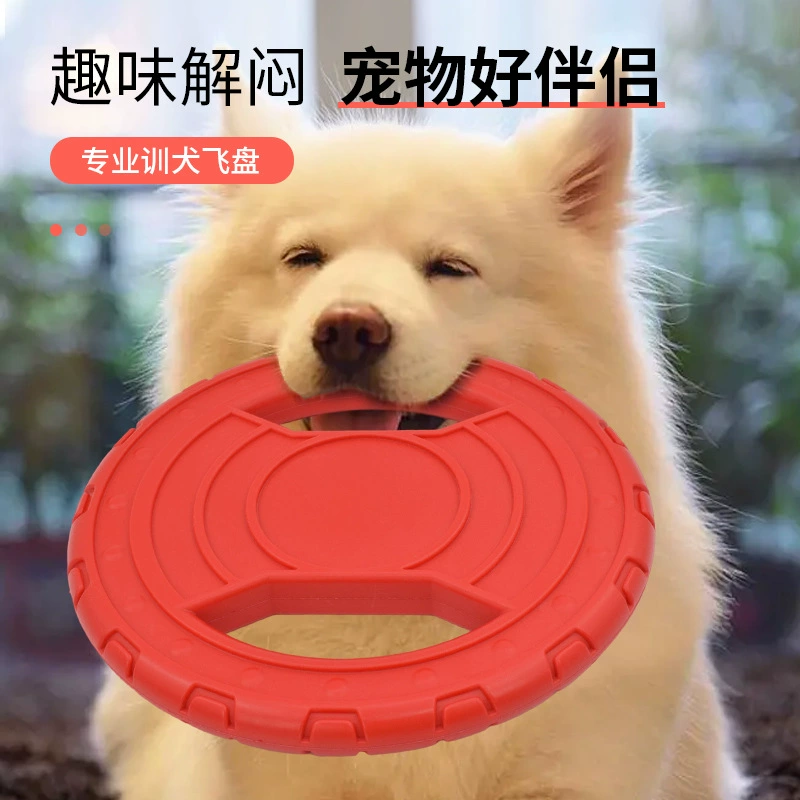 Собака Фрисби Игрушки устойчивые к укусу моляры Интерактивная тренировка Большая собака Домашние животные бросают игрушки Производители товаров для животных оптом