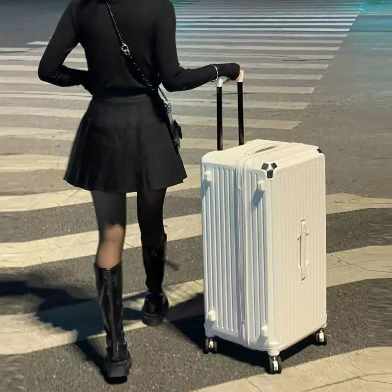 Direct Supply from Source Factory 40inch Large Capacity Japanese-Style Thickened Suitcase Trendy Trolley Suitcase with Spinner Wheels Luggage