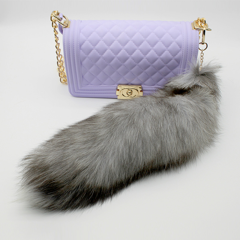Extra-Large Fox Tail Pendant Performance Props Plush Fur Accessories Key Fashion Fur Jewelry Cross-Border Hot-Selling Extra-Large Fox Tail Pendant Performance Props Plush Fur Accessories Key Fashion Fur Jewelry Cross-Border Hot-Selling