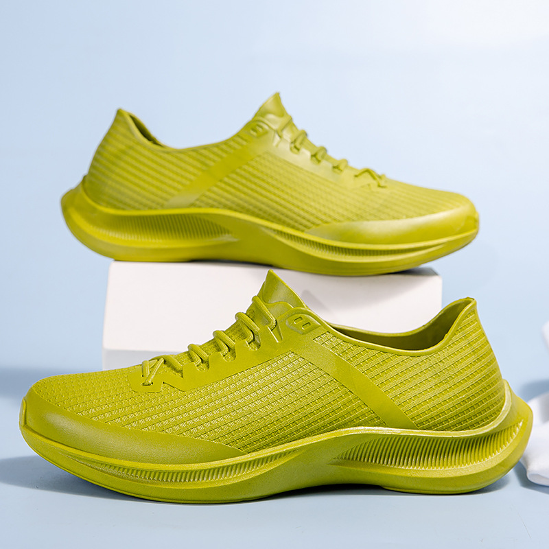 [Factory direct sales] Sports rain boots, fashionable short-tube soft-soled waterproof shoes, non-slip kitchen shoes, men's wear-resistant rubber shoes