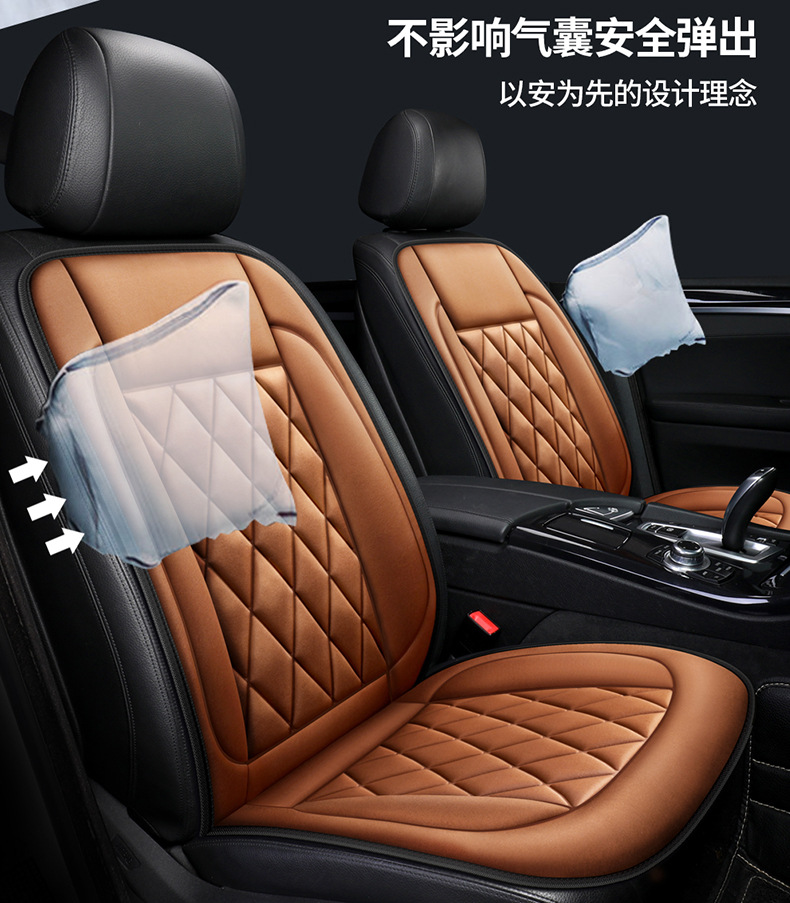 Car Heated Cushion Seat Cushion Winter Car Electric Heating 12v Seat Car Cushion Winter Two Seat Warm Cushion Batch