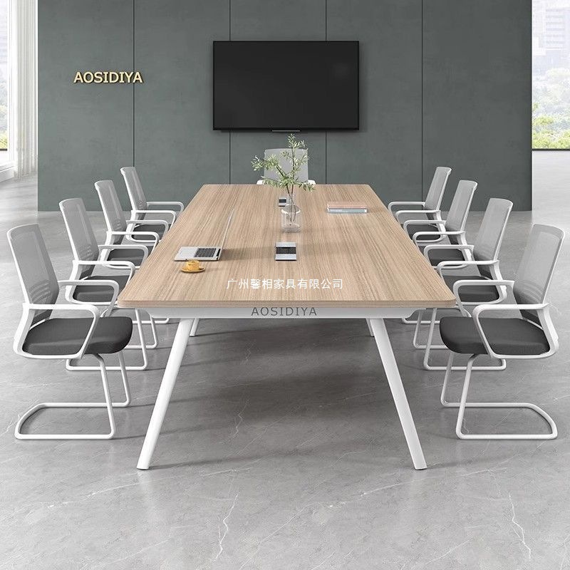 Conference Office Desk and Chair Combination Simple Modern Negotiation Office Furniture Training Long Table