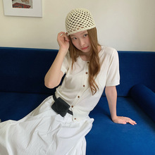 【特价 不退不换】苏奈 25秋女针织圆领2025新款修身防晒薄款外套