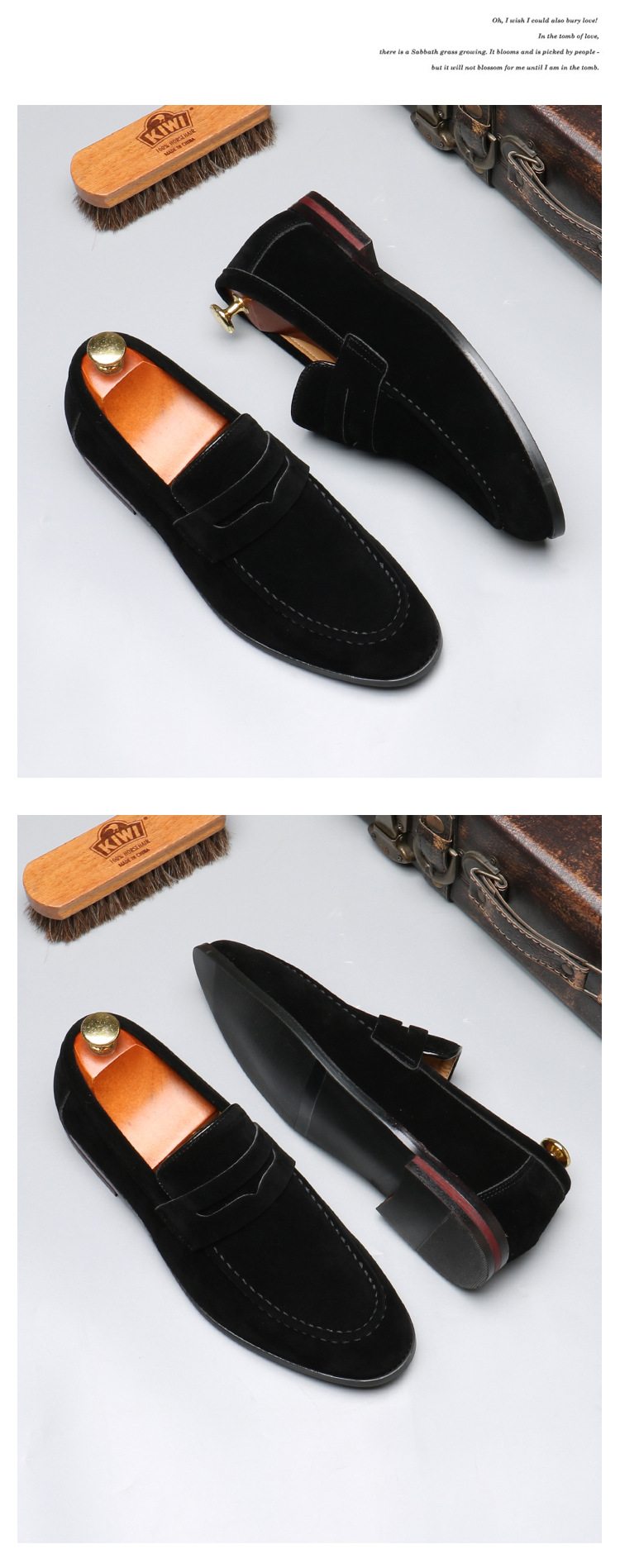 Versatile Loafers One Foot Stirrup Casual Soybean Shoes_voghion.com