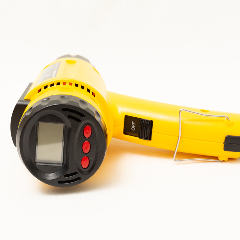Pistola de aire caliente portátil de alta potencia de 2000W para termoencogimiento y secado industrial, monofásica de CA con temperatura ajustable, venta al por mayor.