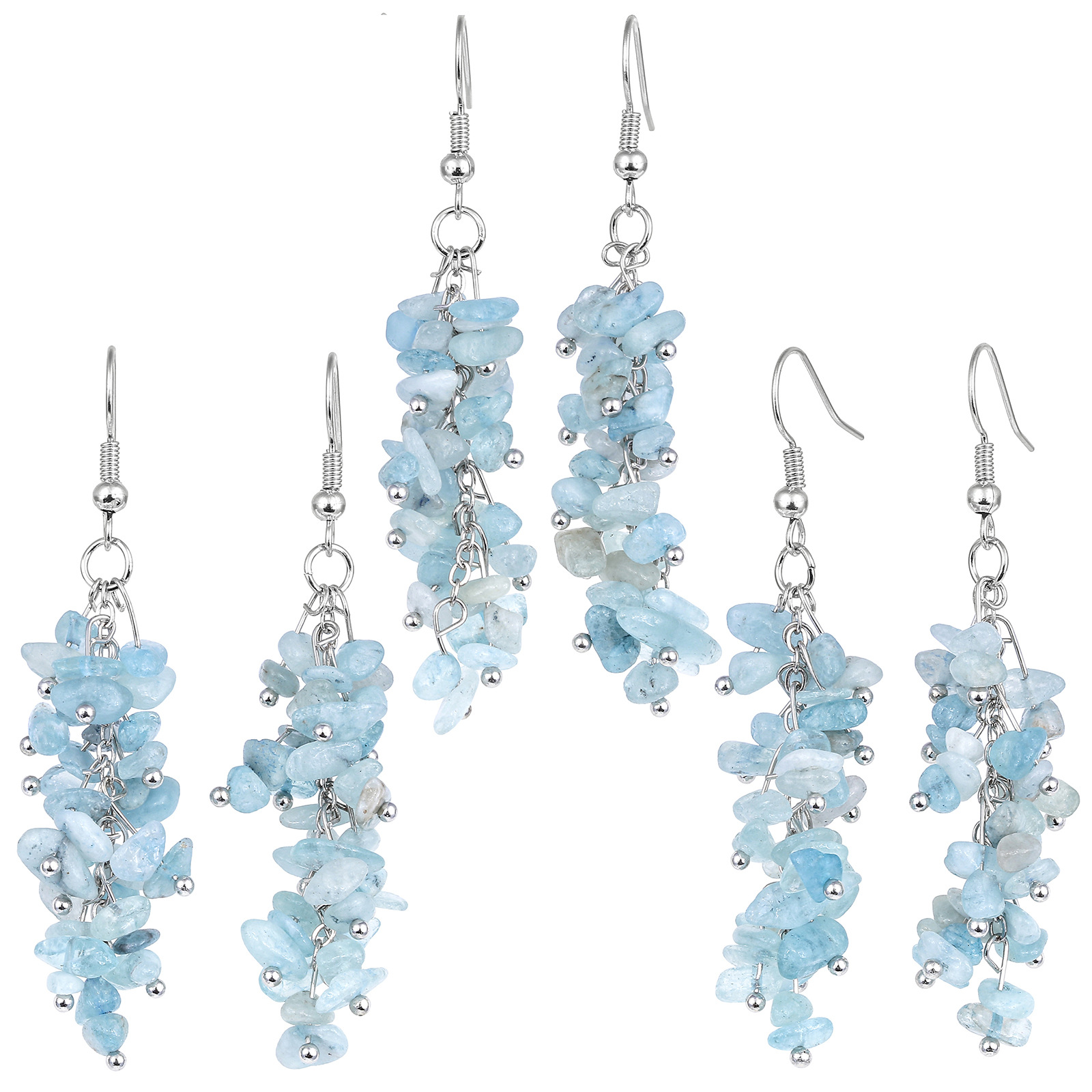 Drop Earrings, Ear hook Classification Wholesale Jewelry Sweet Fruit Crystal Polishing Drop Earrings Ear Hook