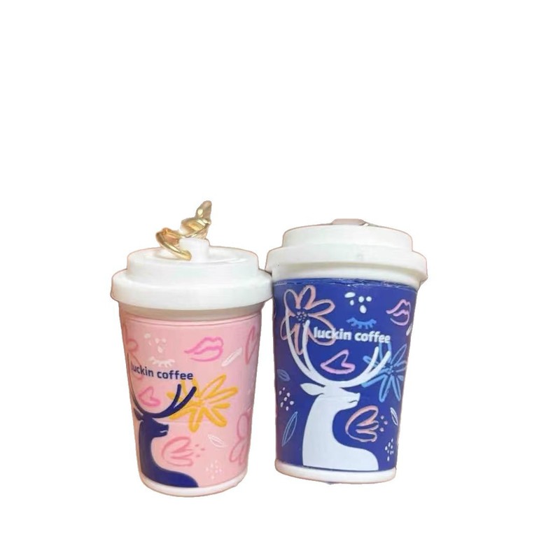 Douyinと同じスタイルのラッキンオレンジCアメリカンコーヒーキーホルダーペンダントインかわいいクリエイティブバッグペンダント高価値|undefined