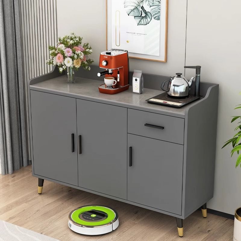Slate Sideboard Simple Modern Tea Cabinet Light Luxury Storage Cabinet Kitchen Cupboard Living Room Integrated Wall Cabinet