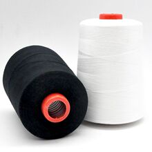 10卷装黑白8000码高速缝纫机专用线硅油线锁边拷边线缝纫线