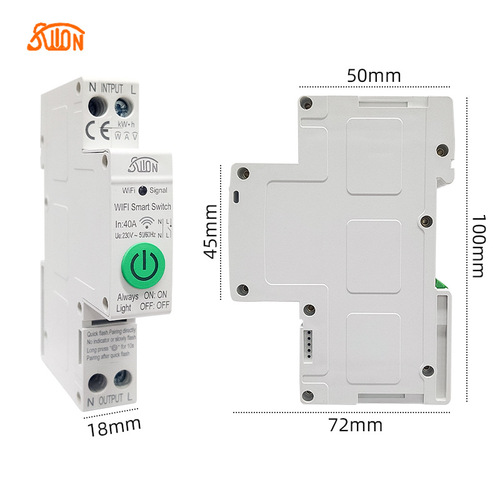 Doodle WiFi Circuit Breaker Smart Switch APP Mobile Remote Power Statistics Taobao Smart Speaker Export Exclusive