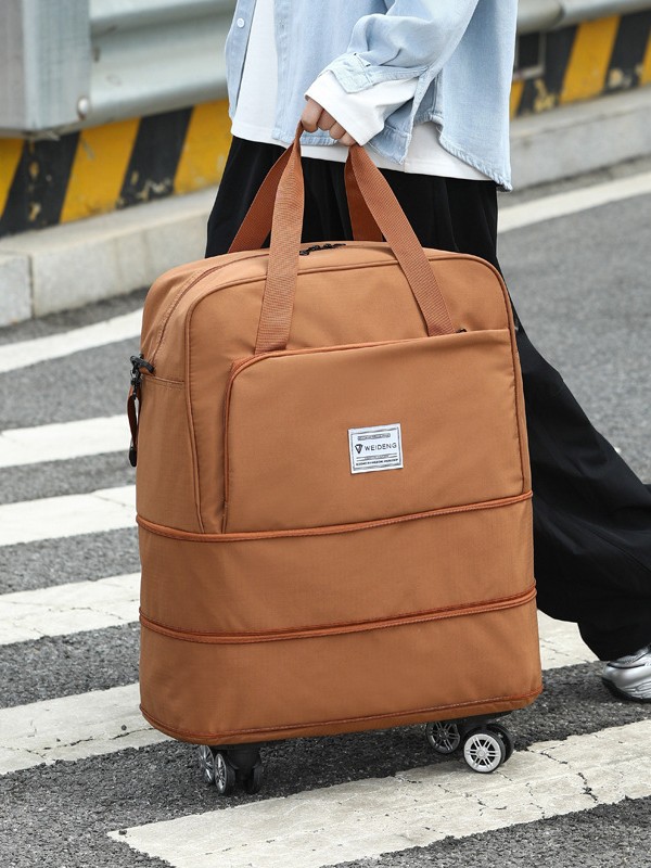 New model of trolley luggage bag with large capacity, expandable, multi-compartment, casual wheeled travel bag, maternity storage bag