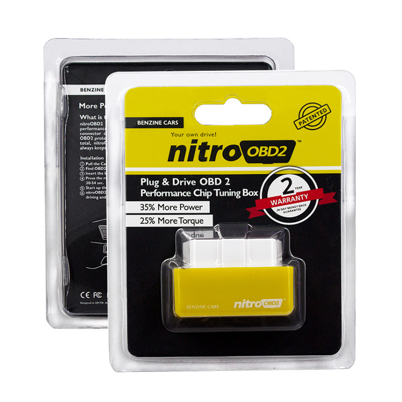NitroOBD2 Performance Chip Tuning Box 黃色動力燃油
