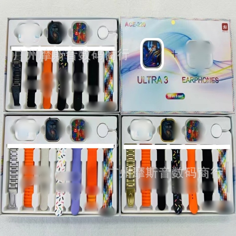 2025 nuevo reloj inteligente ACE220 para hombre multifunción Bluetooth teléfono deporte Huaqiangbei S10 pulsera inteligente