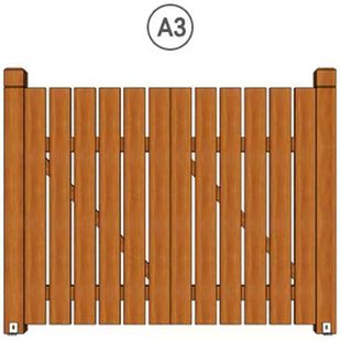 Solid Wood Gate Garden Fence Gate Anti-Corrosion Wood Fence Gate Fence Gate Courtyard Arch Courtyard Gate Solid Wood Gate Mesh Gate