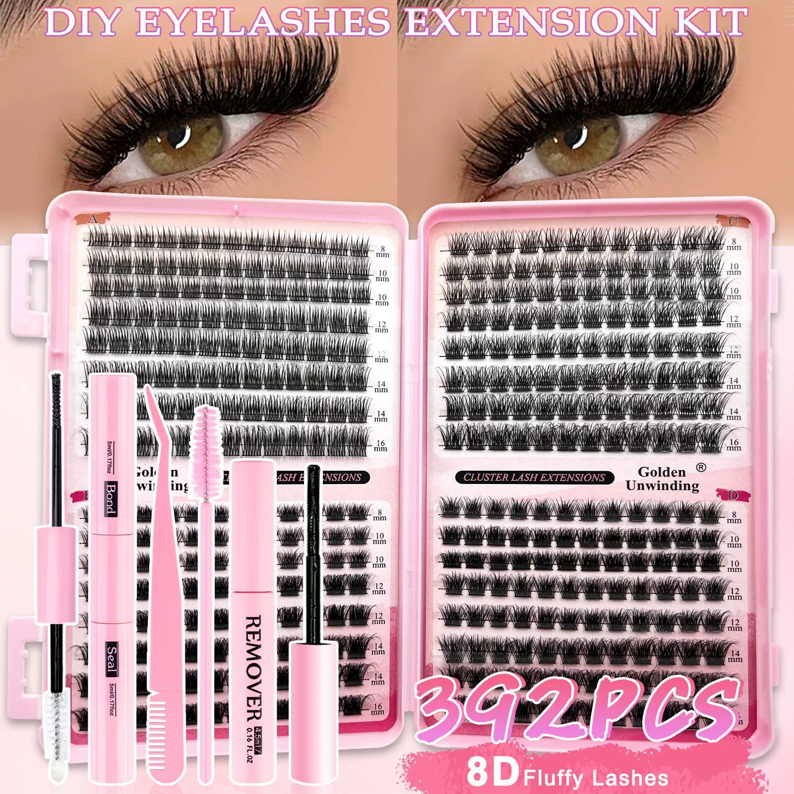 Capacious mixed false eyelashes for eyelashes, 32