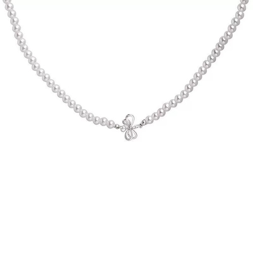 Shi Family Pearl Necklace for Women, Niche Light Luxury Design, High-End Sense of Fashion, Elegant and Charming Lockchain, Necklace, Cardigan Chain, Beaded Chain