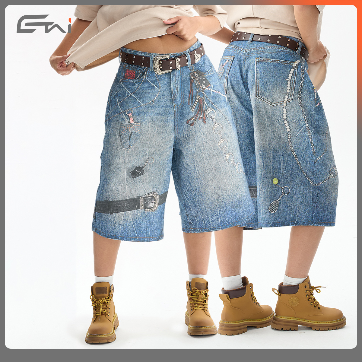 ETAI Hombre| Pantalones de alta calidad de algodón pesado 3D impresos con tendencia universal de verano para hombres y mujeres