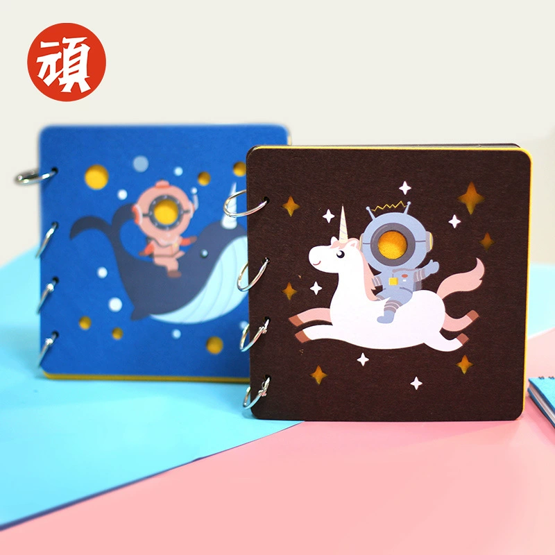 Polaroid, photo, cartoon photoalbum, cards album, growth record book, handmade