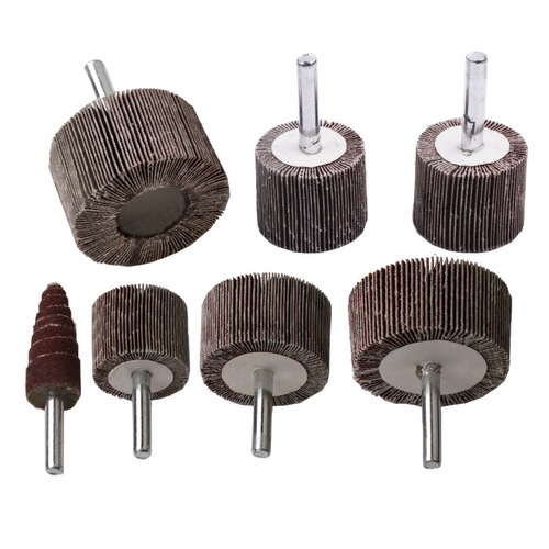 Handled louver grinding head thousand impeller wheel 180#240#320# ultra-fine gauze grinding head electric grinding air grinding head metal polishing