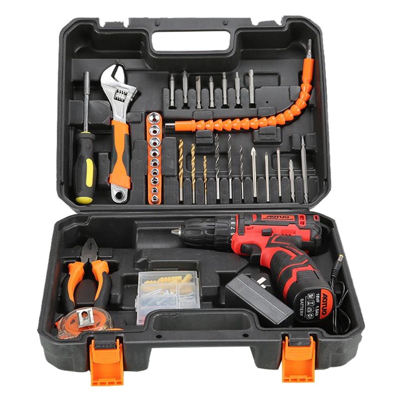 Taladro eléctrico de mano transfronterizo Taladro eléctrico de litio Taladro de impacto doméstico Taladro eléctrico recargable Destornillador eléctrico Taladro recargable al por mayor