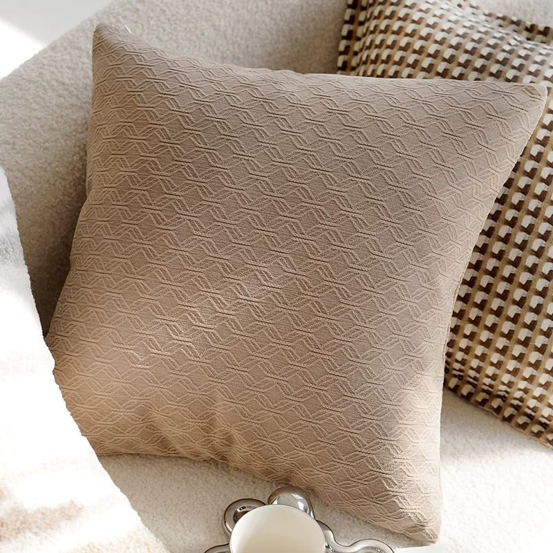 Creamy high -end retro style knot pillow pillow sleeve sofa bed on the brown bed on the waist on the waist pillow and cushion with core bay windows