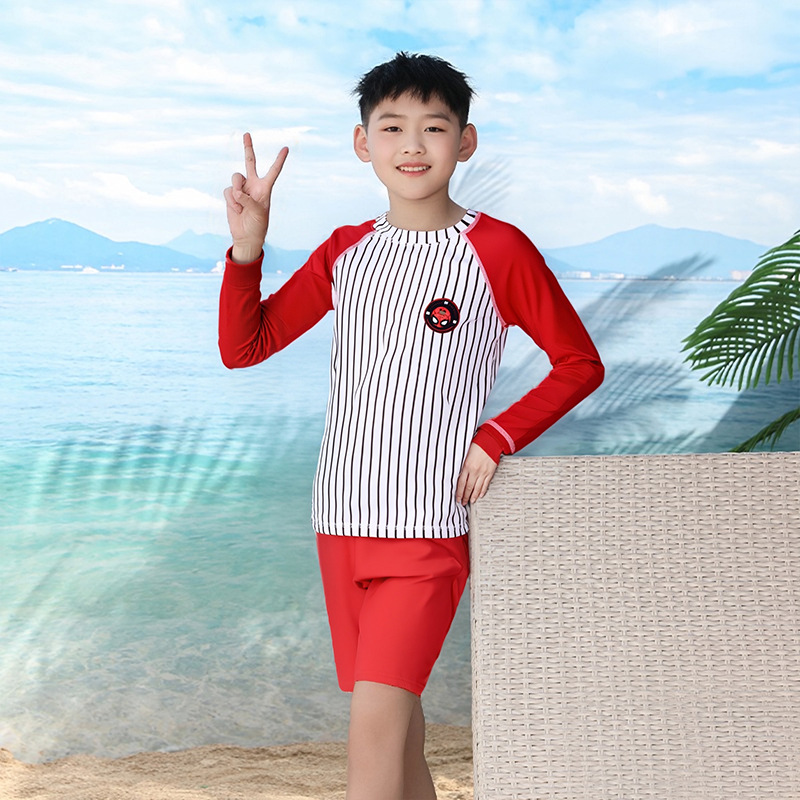 [50% de descuento de alta calidad] Spot separado trajes de baño para niños niños protector solar conservador rápido secado trajes de baño de aguas termales para niños
