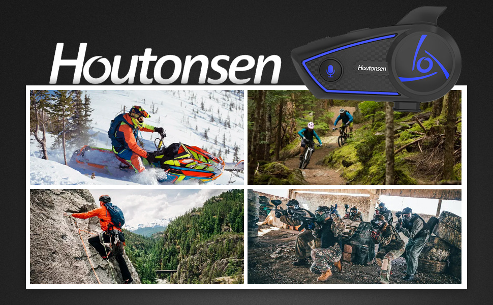 S3Plus Cross-Border Popular Motorcycle Helmet Bluetooth Intercom Headset for Multi-Person Real-Time Communication 1500m Ski Riders