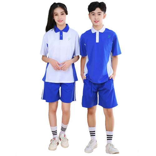 Shenzhen Middle School Uniform Suit High School Student Uniform Short-sleeved Winter Jacket Long and Short School Pants Sportswear Pants