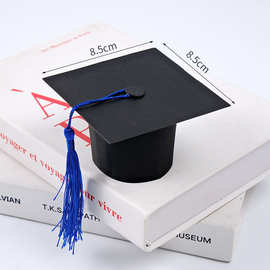 毕业季学生博士帽蛋糕装饰摆件学士服高中考毕业典礼流苏帽子插件