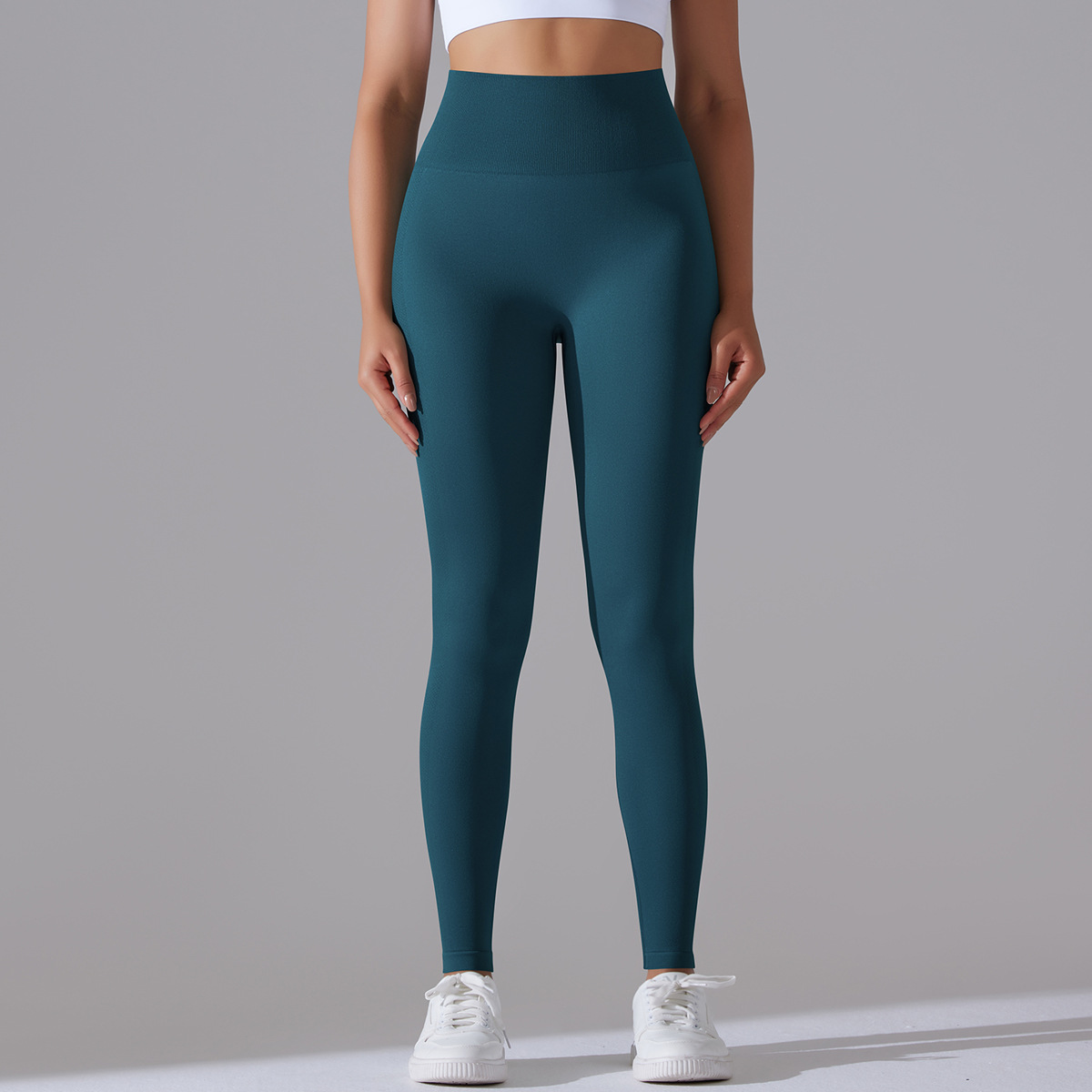 Style Moderne Style Simple Couleur Unie Nylon Mélange De Coton Actif Bas Leggings display picture 59