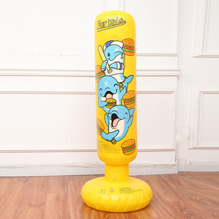 Thickened Fitness Children Inflatable Sandbag Inflatable Boxing Column Tumbler Sandbag Vertical Vent Inflatable Sandbag Sandbag