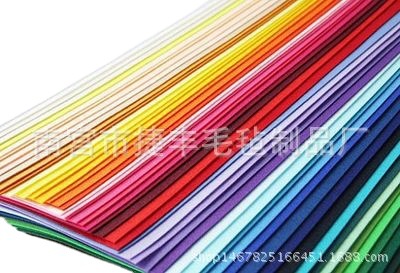 厂家批发工业化纤毛毡 针刺涤纶毛毡 黑灰彩色化纤毛毡可改尺寸