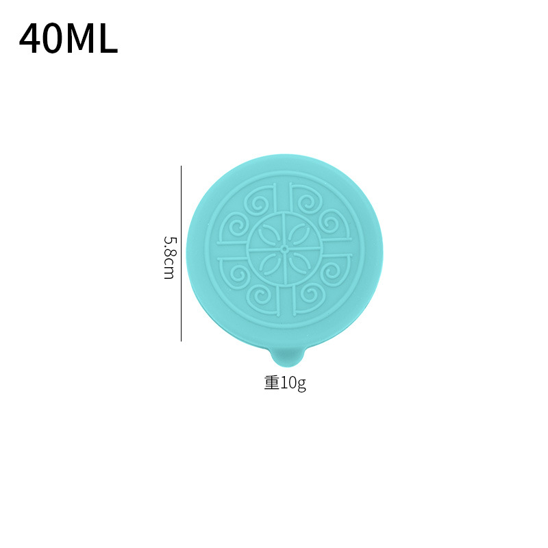 Taza de salsa de ensalada de tomate a prueba de fugas al aire libre 40ml plato de inmersión Taza de salsa de acero inoxidable 304 transfronteriza con tapa de silicona