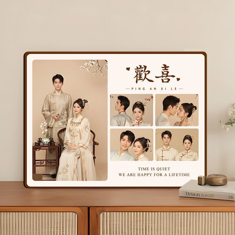 Couple Photo Frame Table Hanging Wall Photo Kidsren's Family Photo Washed Photo Wedding Photo Palace Photo Printing Photo Album