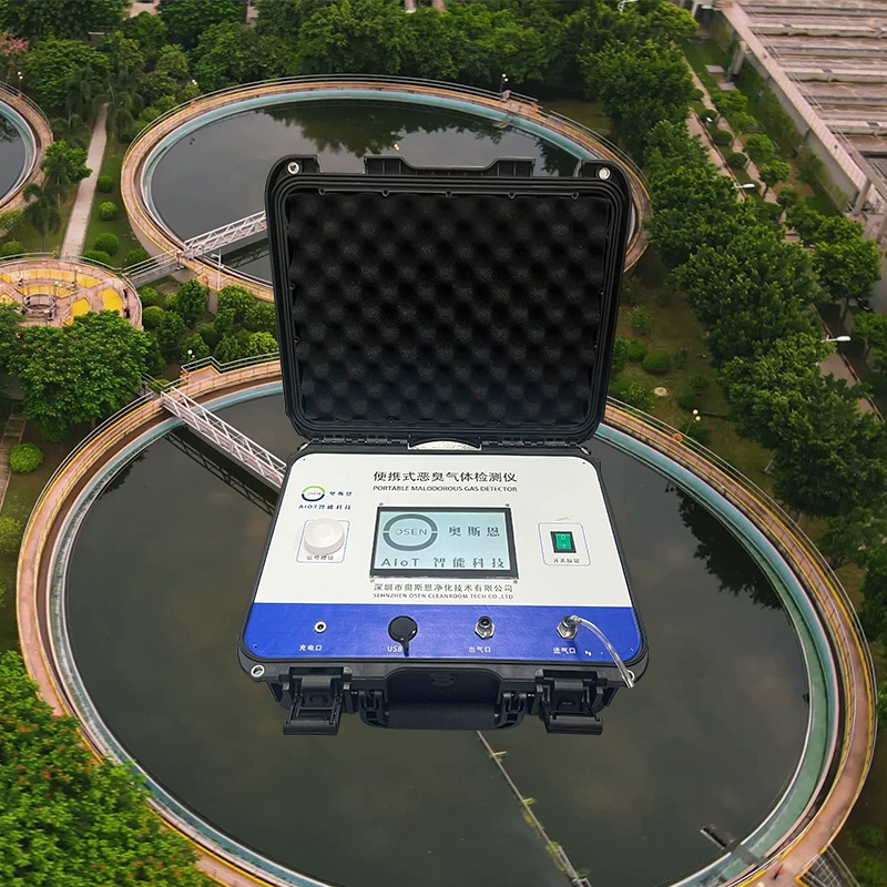 Прибор для мониторинга запаха на открытом воздухе Приборы для контроля выбросов сточных вод Портативное оборудование для обнаружения концентрации неприятного запаха