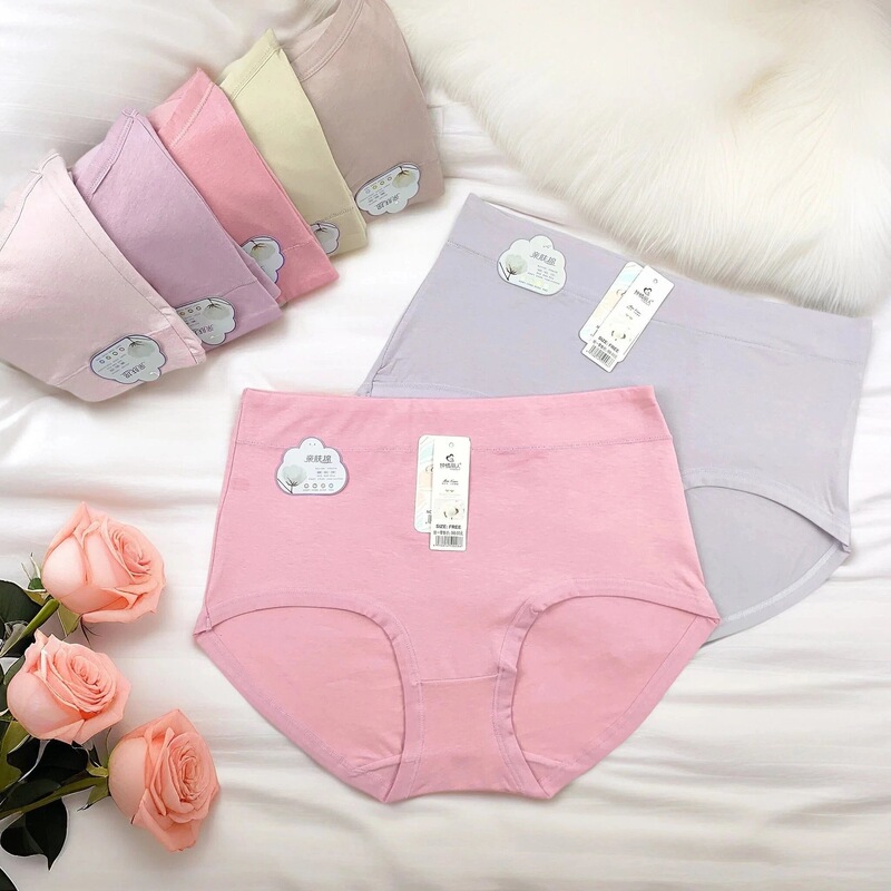 F@8639 # Skin-friendly cotton women's underwear @36*31, 10 pieces in single color F@8639 # Skin-friendly cotton women's underwear @36*31, 10 pieces in single color