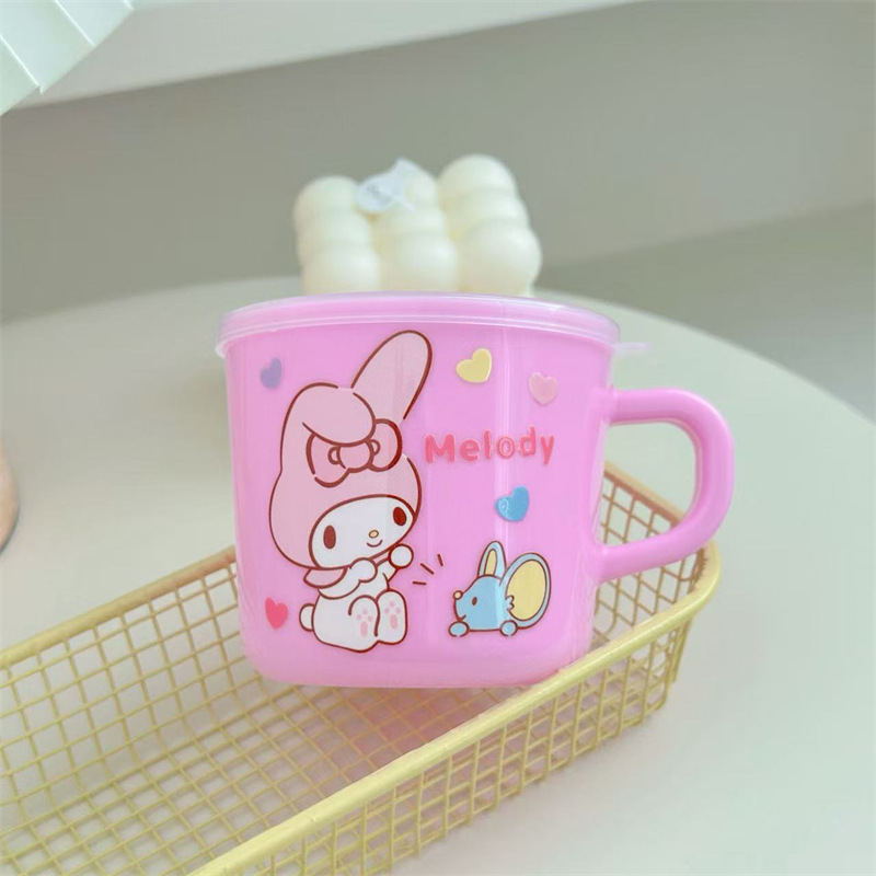 小号塑料水杯幼儿园喝水饮水杯带盖子手柄杯牛奶杯儿童迷你水杯|undefined