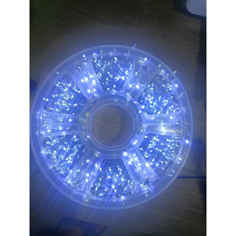 跨境led圣诞鞭炮灯小红书同款蜈蚣脚铜线灯串室内外节日装饰彩灯|undefined