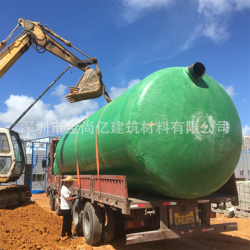 厂家销售 玻璃钢一体式化粪池 污水处理化粪池 玻璃钢缠绕化粪池