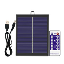 配件太阳能面板3V24V彩灯灯串满天星变压器低压太阳能板专用