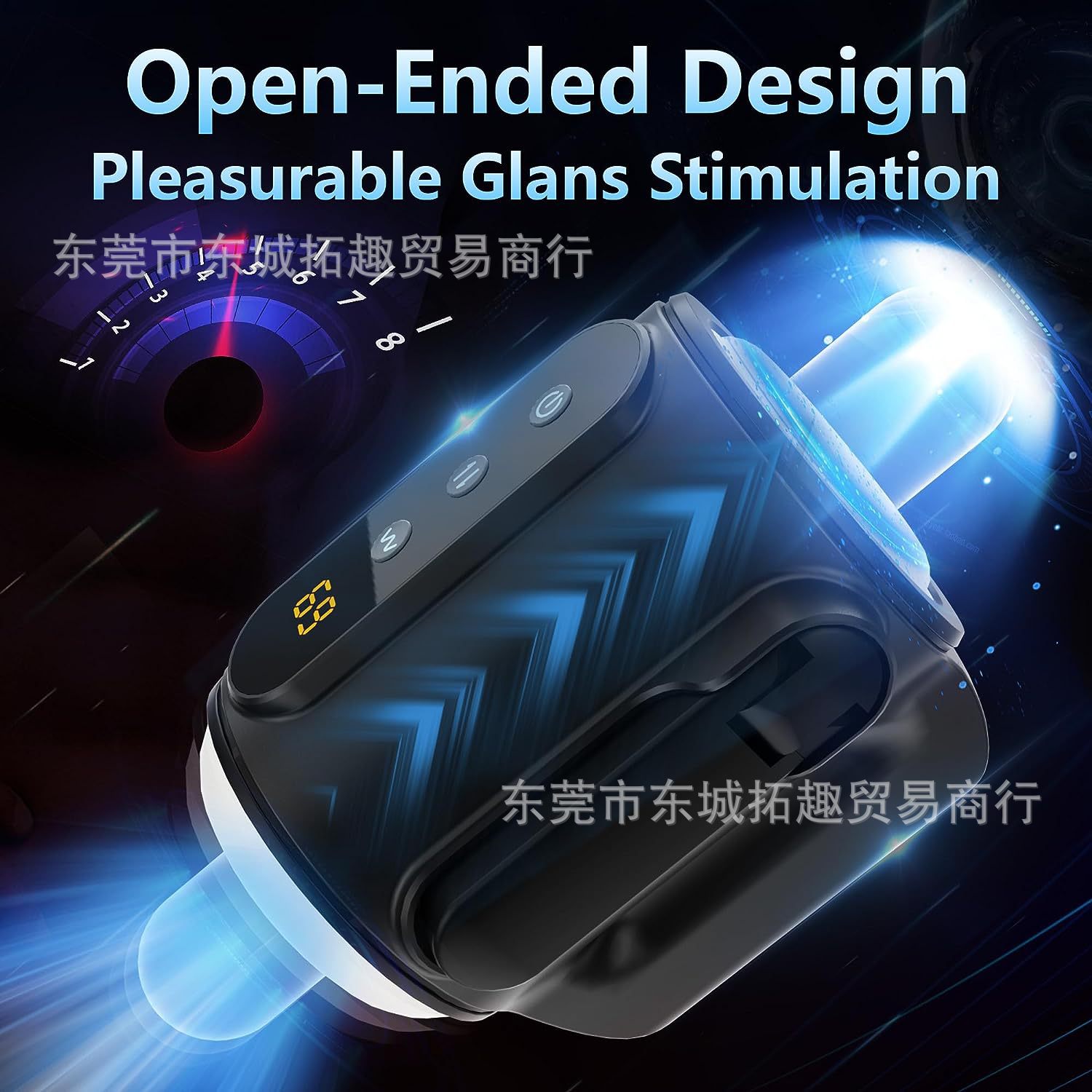 Doble mango avión Copa hombres automático retráctil pantalla LCD masturbación adultos robot avión Copa