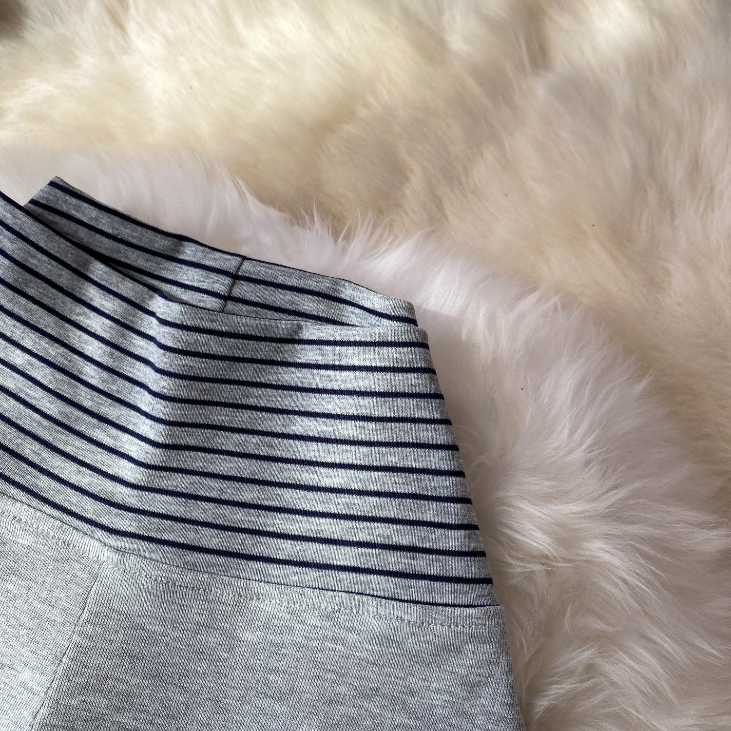Korean Style High-Waisted Striped Flared Pants Women's Slimming Elongating Summer Bottoms Simple Stylish Polyester Capris_ecoleips.com