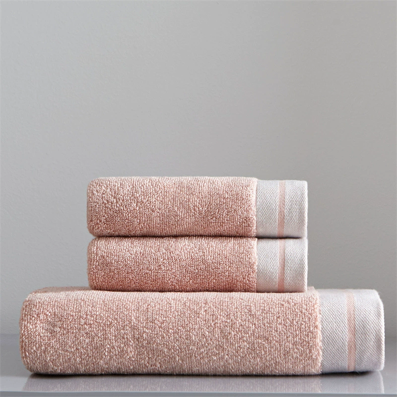 (Cross-border trading), cotton set, blue bath towel